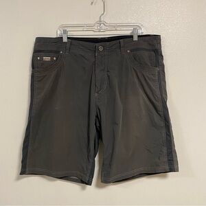 Kuhl Shorts Men’s Size 40 Gray Radikl quick dry outdoor shirt 12” inseam